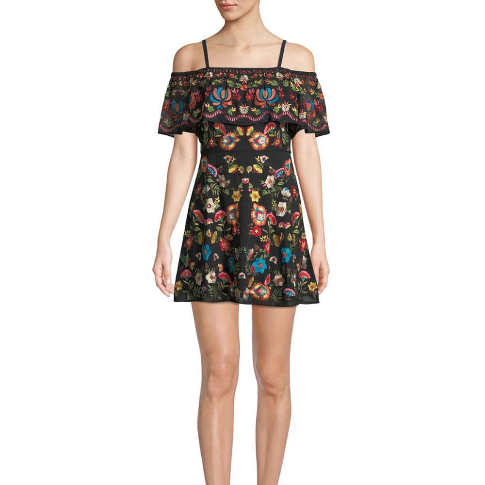 Alice + Olivia Francina cold shoulder dress - Picture 1 of 5